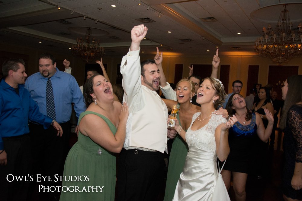 Hudson Valley Wedding DJ Bri Swatek Dance Party Bride and Groom Grandview Owl's Eye Studios